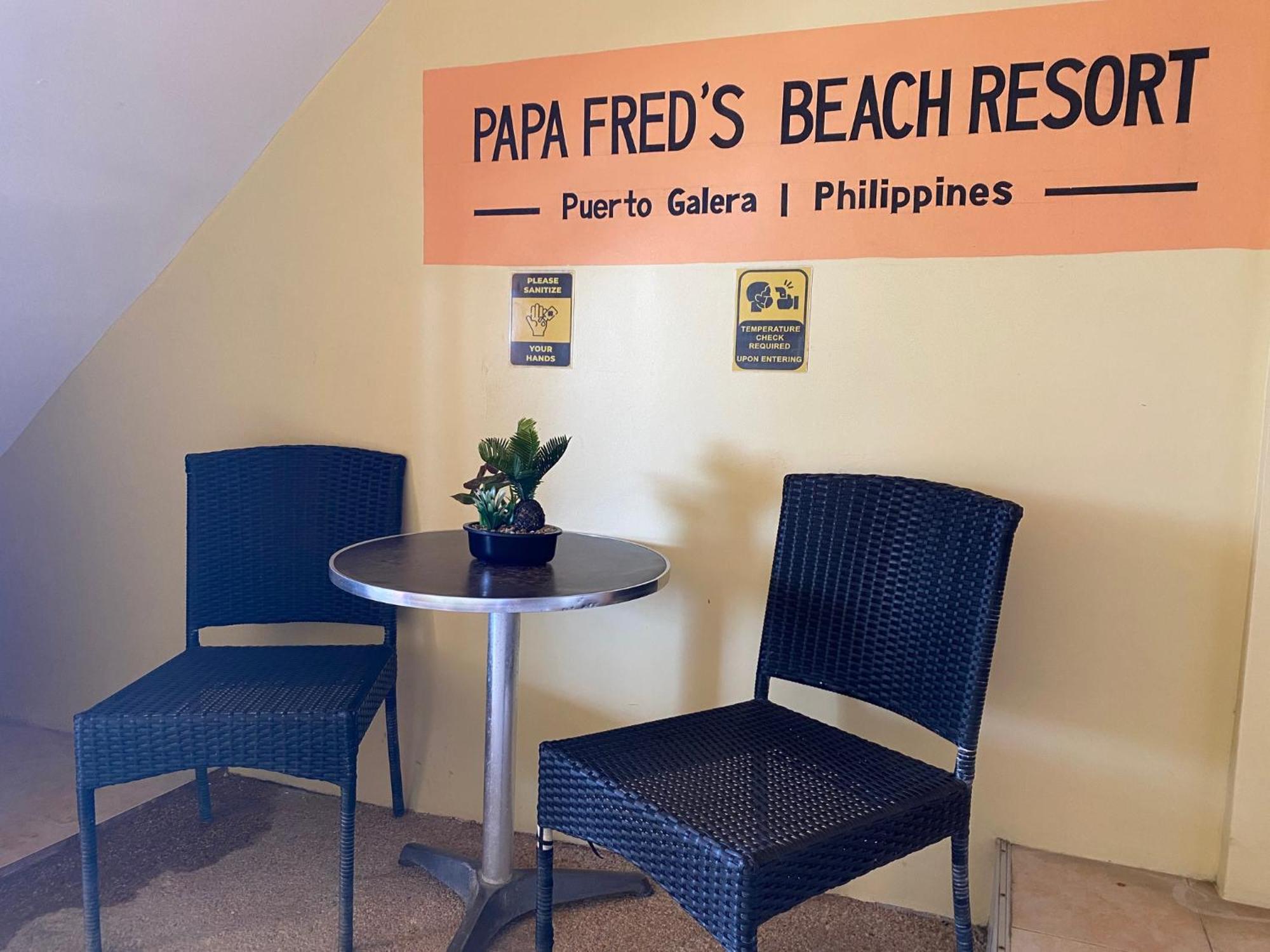 Papa Freds Beach Resort Puerto Galera Exterior foto